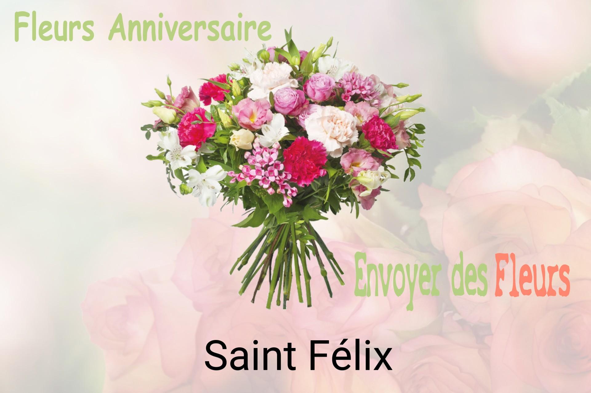 Bouquet de fleurs d’anniversaire livré à Saint-Félix